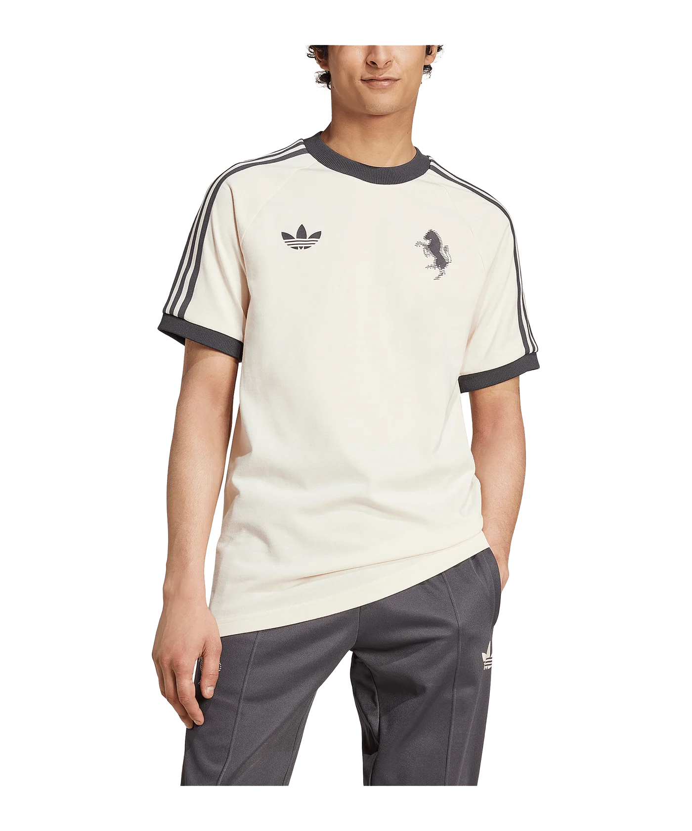 adidas Originals Juventus Turin 3S T-Shirt Weiss