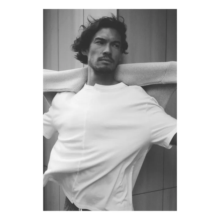 St Agni T-shirt Deconstructed Coton Bio | Blanc