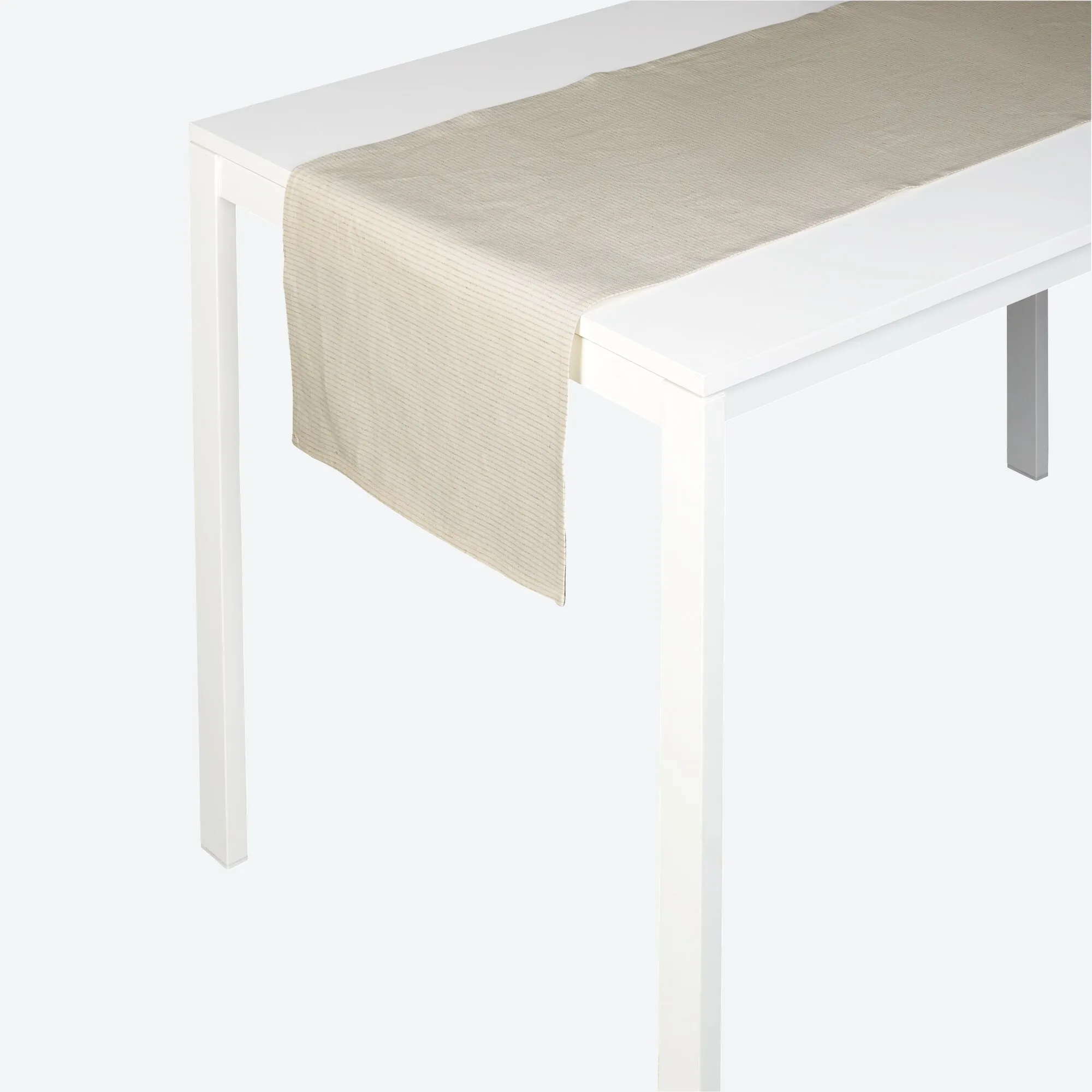 Tischläufer mit Leinen, ca. 40x140cm