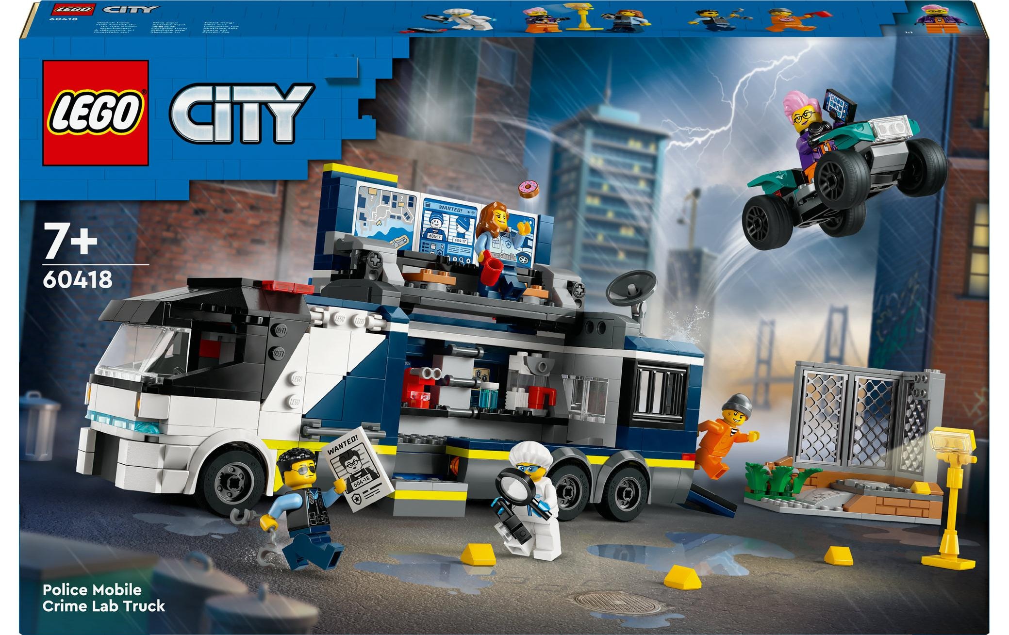 LEGO® Spielbausteine »Polizeitruck mit Labor 60418«