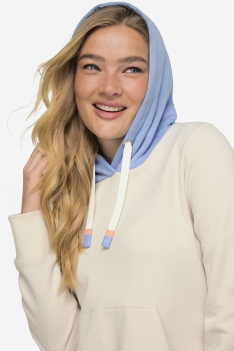 Hoodie, Kapuzensweater, Rückenprint, Kängurutasche