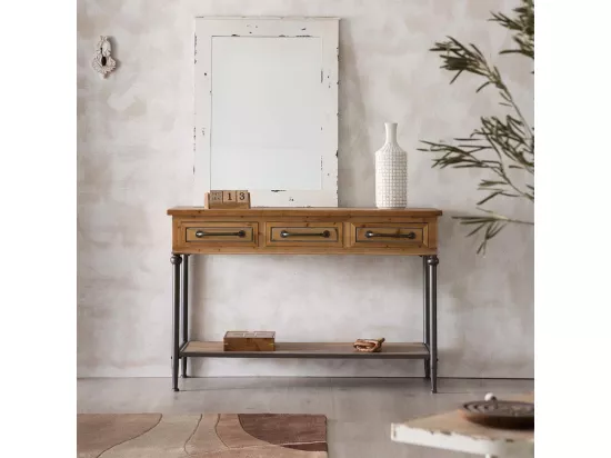 Patère murale en bois sculpté blanc 11.5x8.5x20.5h