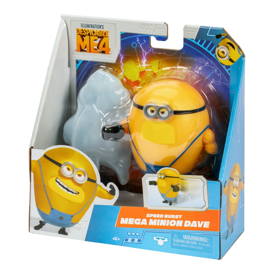 Despicable Me 4 -Minion Action figur Dave 10 cm