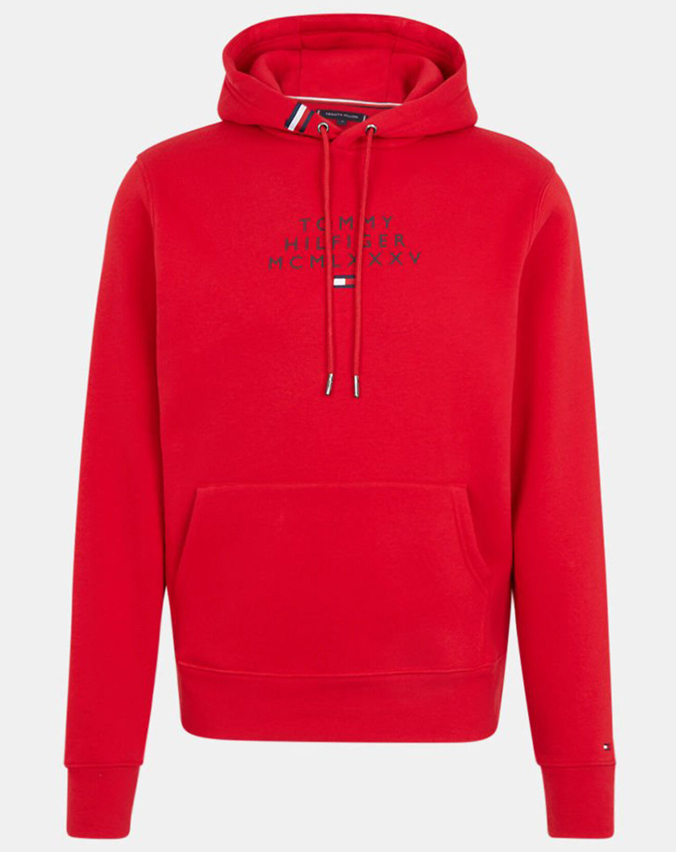 Tommy Hilfiger Sweat à capuche Centre Graphic rouge