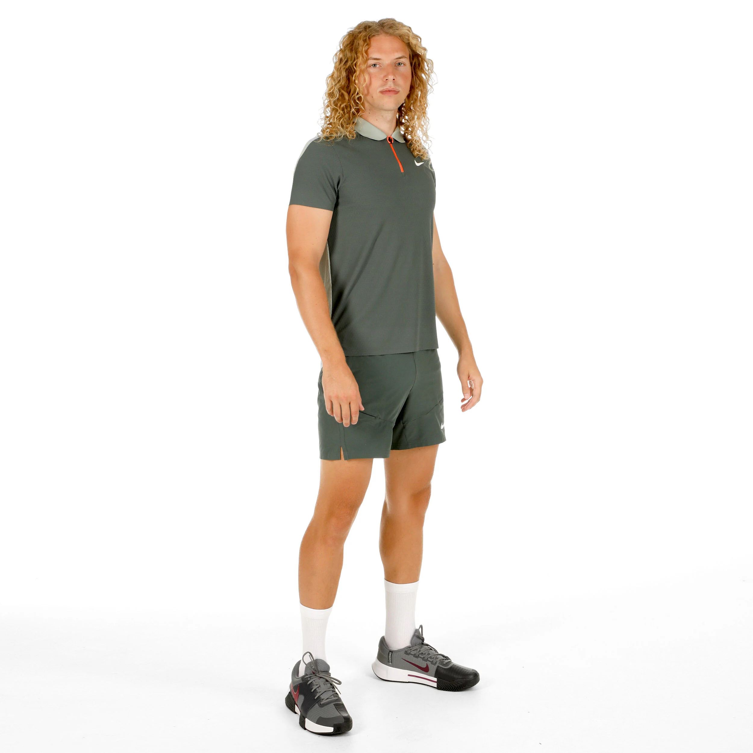 Nike Dri-Fit Advantage Slam Ultra NY Polo Hommes - Vert , Sauge