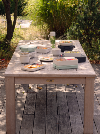 Make & Take Lunchbox, medium, kunststof - Jade Green