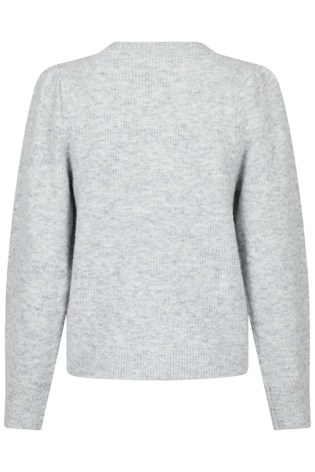 Neo Noir Nuna Knit Cardigan light grey melange