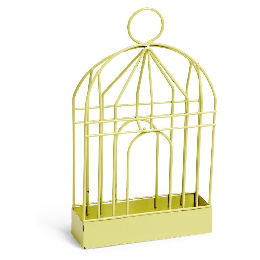 Support pour spirale et encens forme cage H20cm