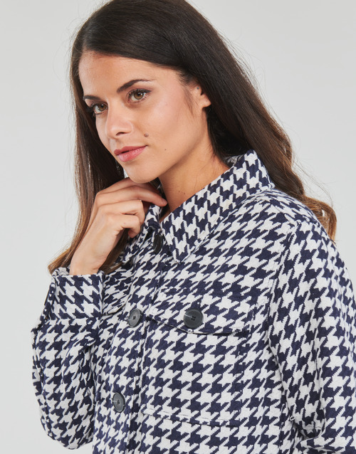 Only - ONLKIMMIE SHORT JACKET CC OTW - Marine / Blanc