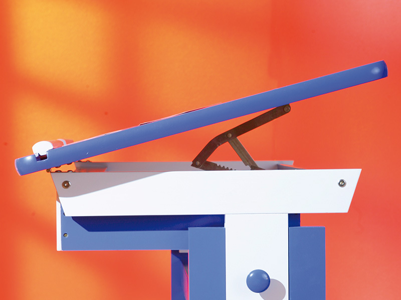 Schreibtisch PACO - blau-weiß - 109x55 cm