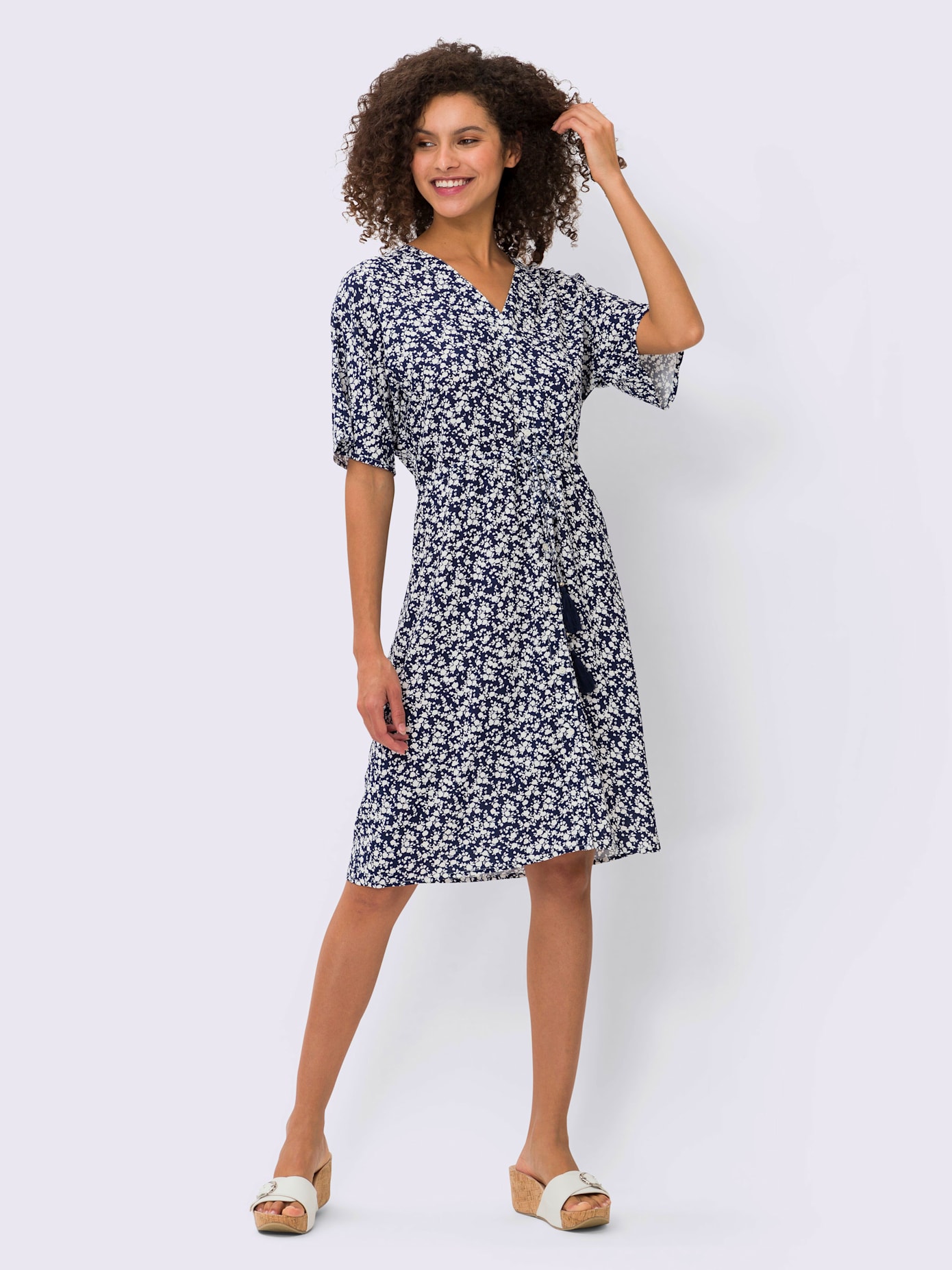 Robe imprimée qualité tissée