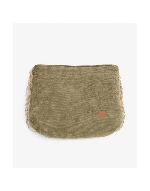 Pet & Co. Snuggle Cord Fur Kaki - Hondenmand