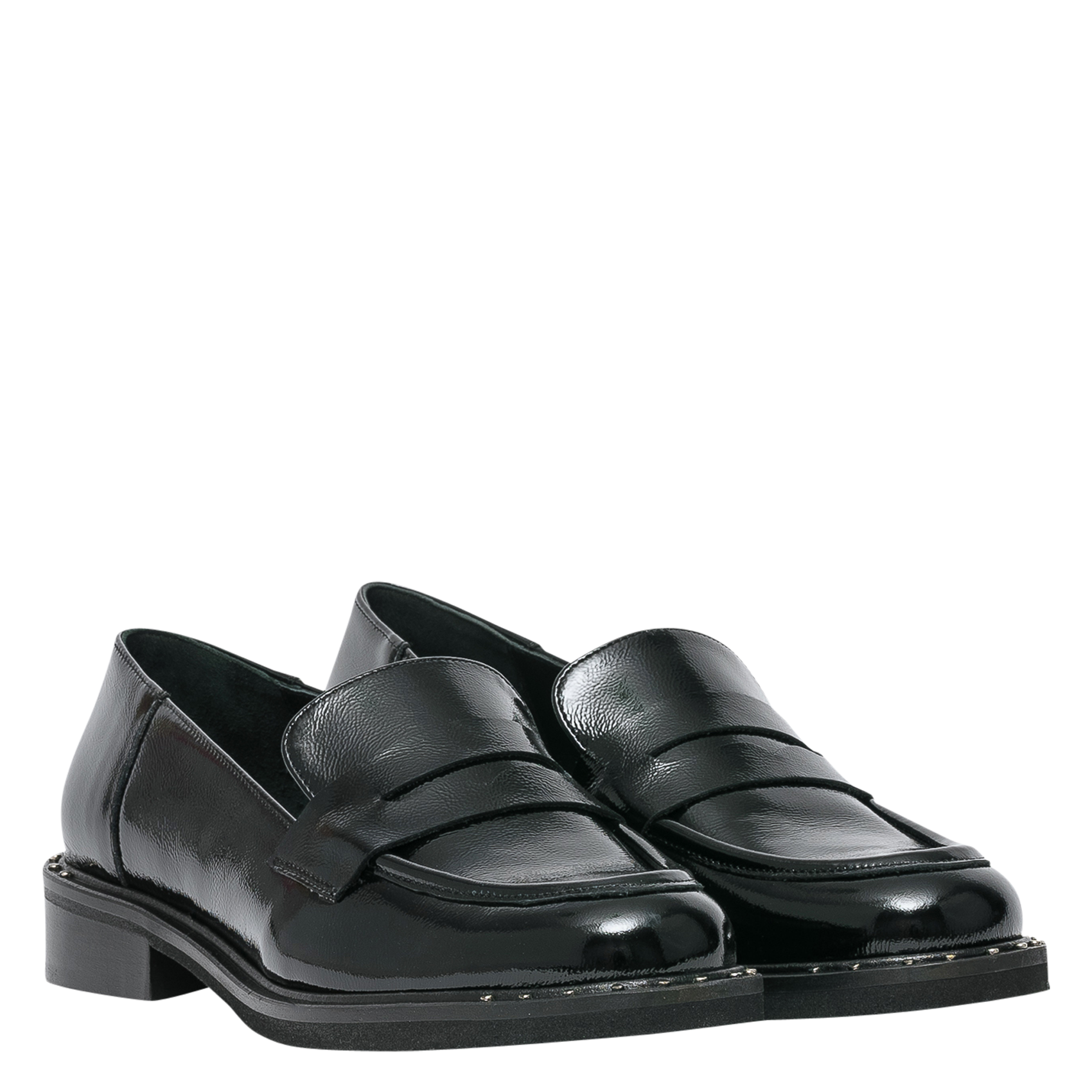 ALLY - Mocassins en cuir | Noir