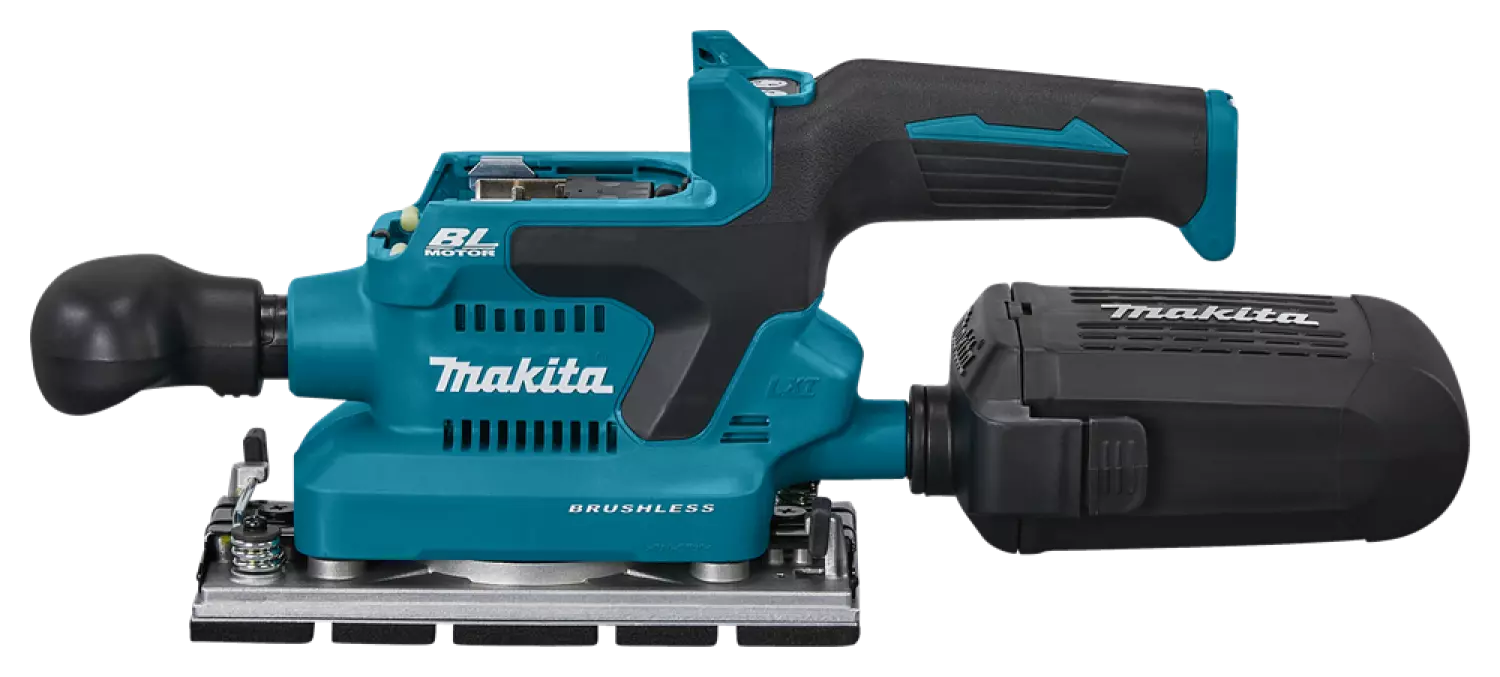 Makita DBO381ZU 18V Li-ion accu vlakschuurmachine body met AWS zender - 93x230mm - koolborstelloos