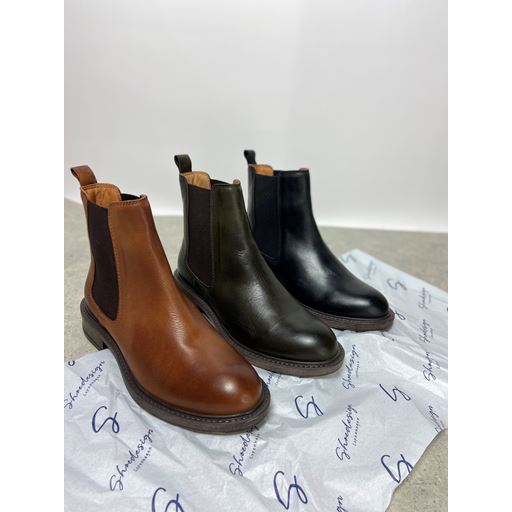 Shoedesign Copenhagen Camryn Chelseastøvler, Brandy, 40