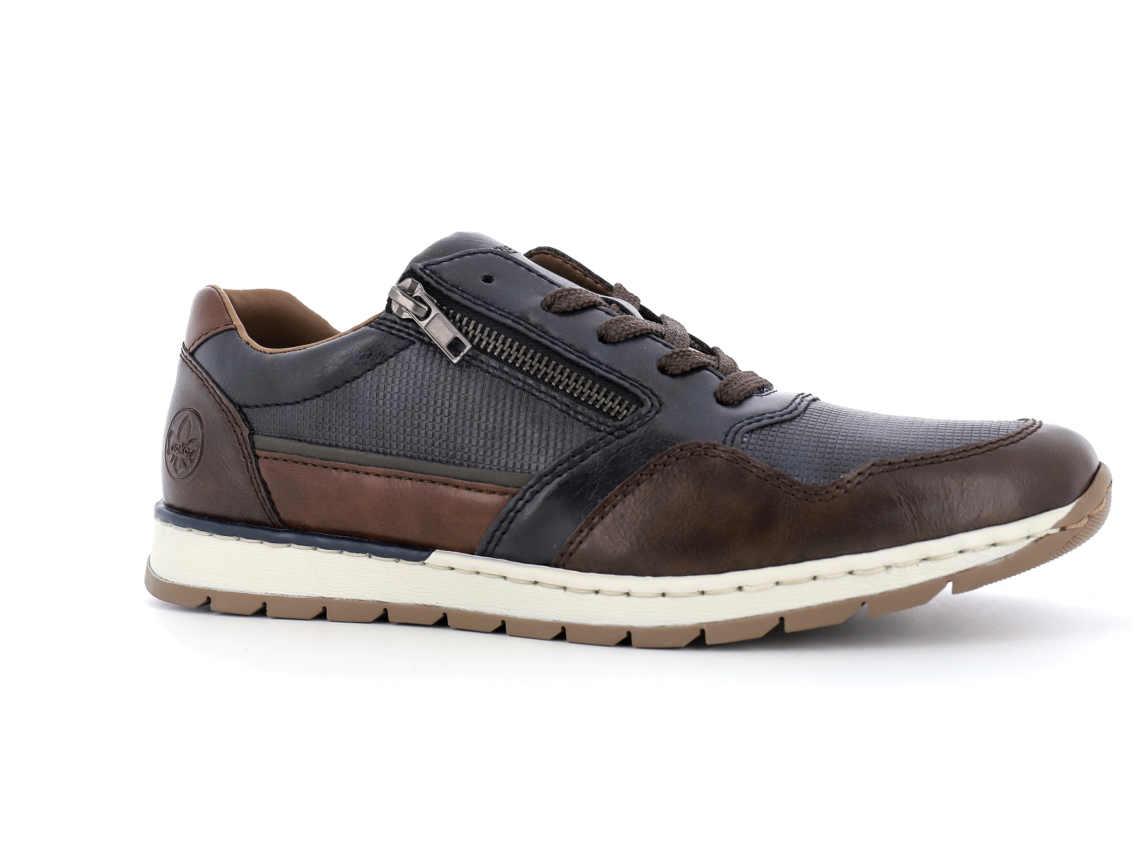 Rieker-B2111 Synthétique Bleu Marron