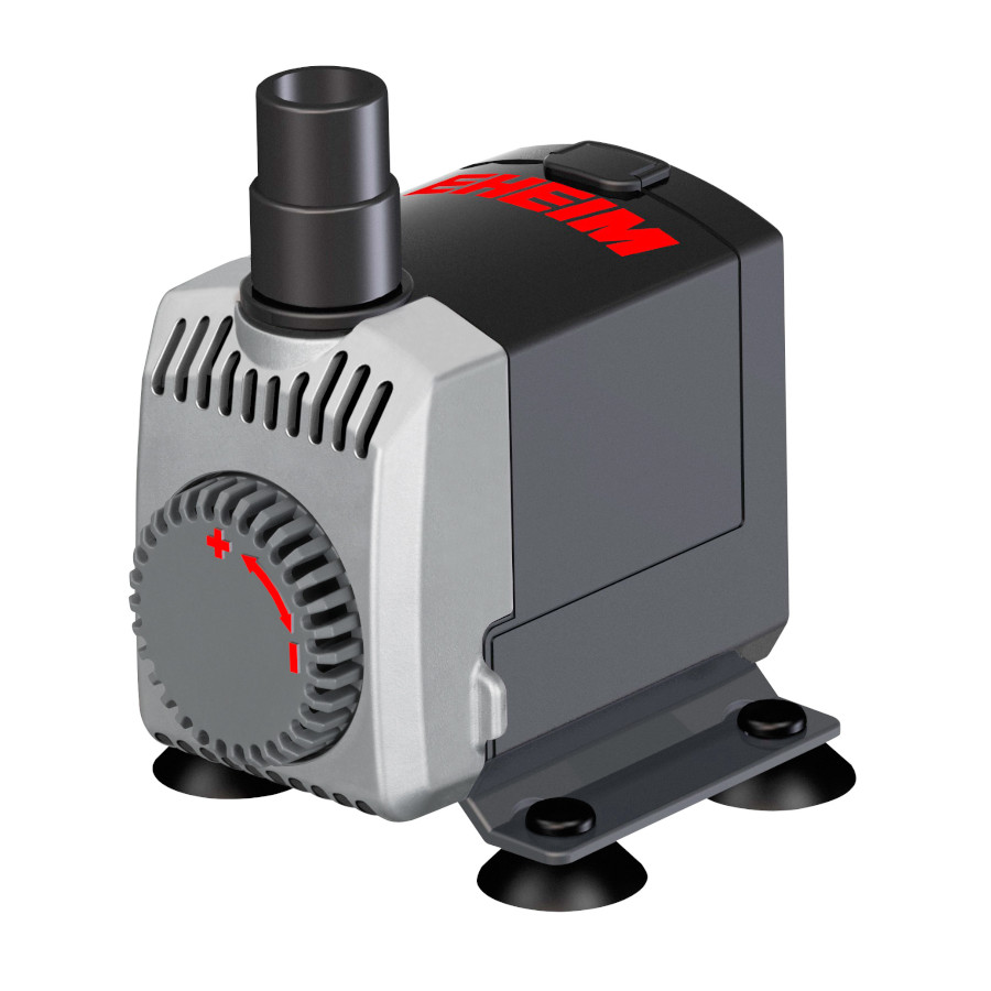 Bomba de água Eheim Compact On com vazão ajustável para aquários.
