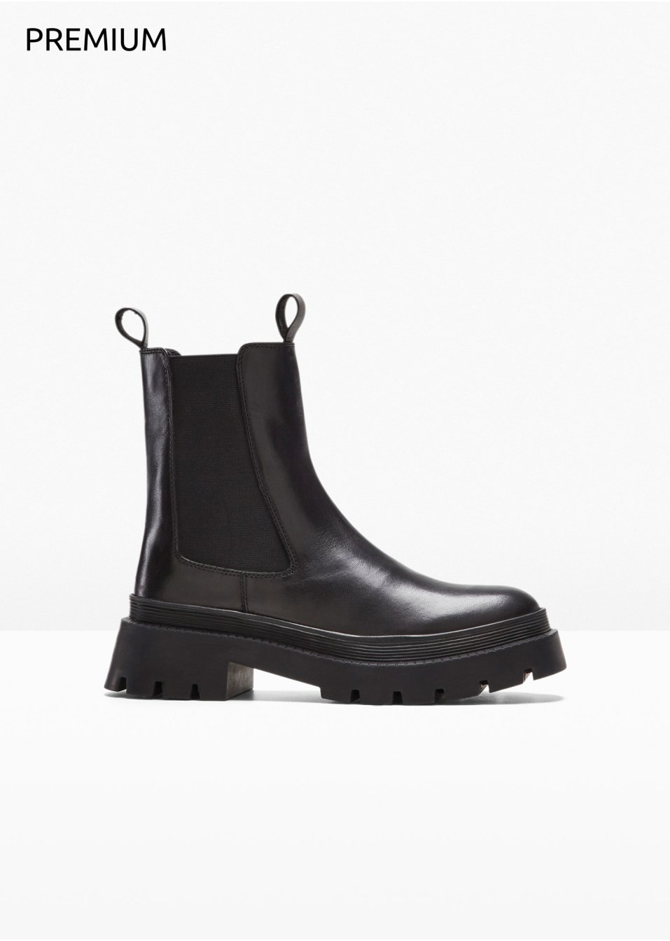 Boots Chelsea en cuir