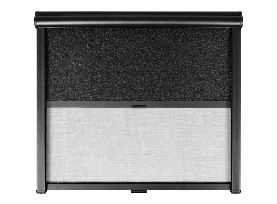 Obelink Velum combirollo black - 90 x 70 cm
