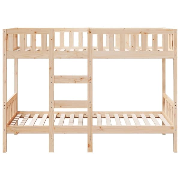 vidaXL Køyeseng 75x190 cm heltre furu