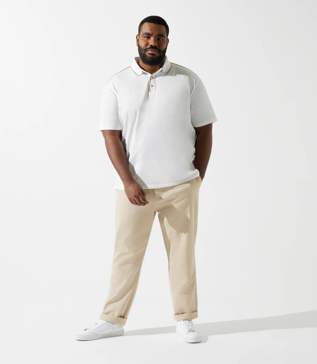 Polo uni blanc GUILLAUMEBT