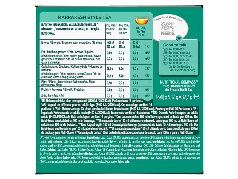 Nescafé Dolce Gusto Marrakesh Style Tea 16 Stück Mischgetränk aus verschiedenen Teesorten