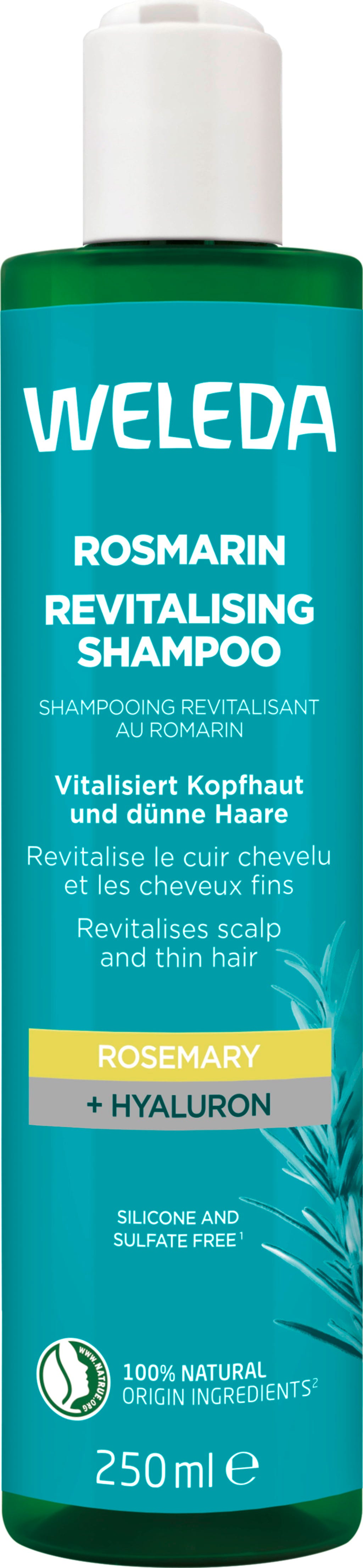 Weleda  Rosmarin Revitalisierendes Shampoo, 250 ml