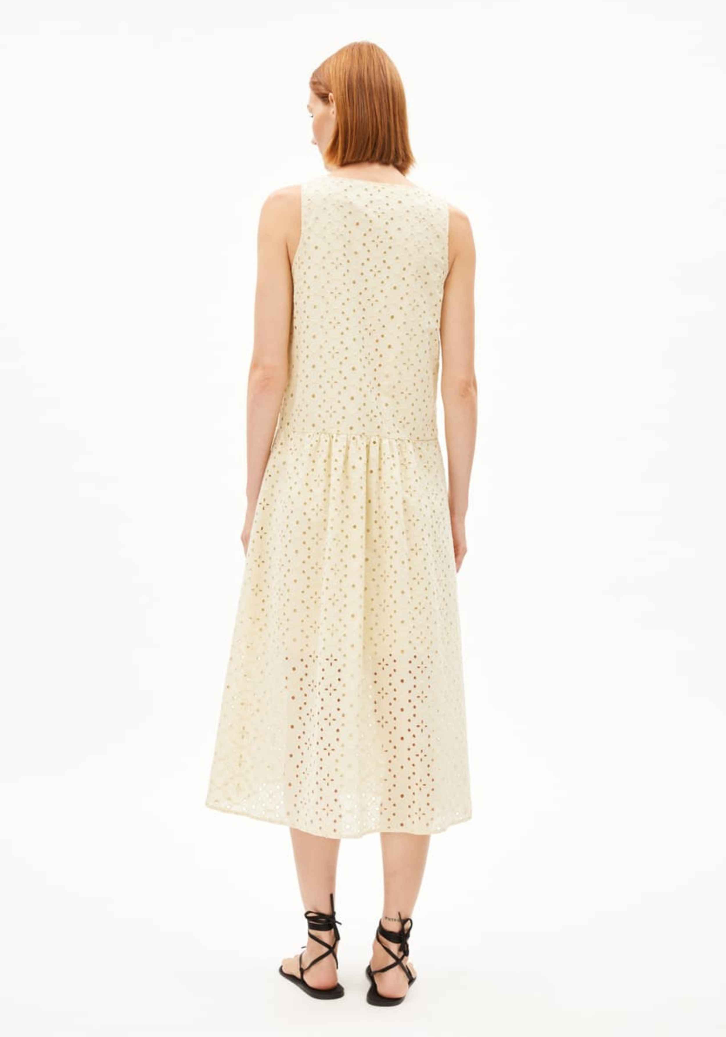 Armedangels Kleid Livalaa Broidery Summer Hay