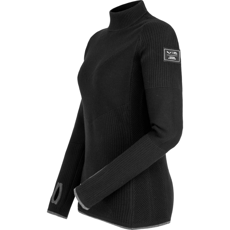 Salewa Damen Fanes Eng. Logo Am Pullover