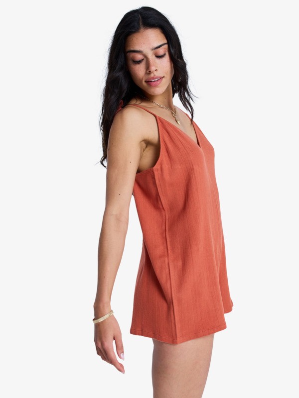 Nazare Surf Spot Combishort de plage Orange Femme
