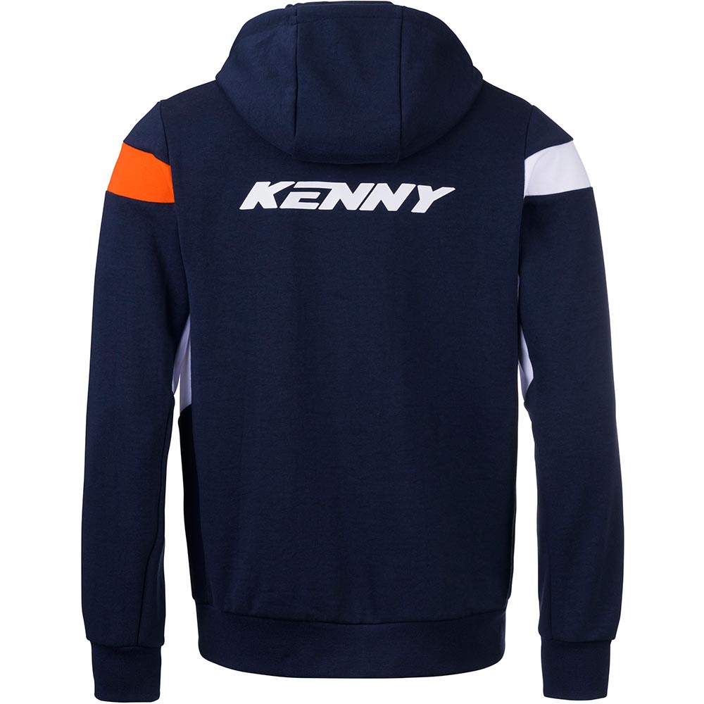Kenny - Sweat à capuche Racing Navy / Orange / Blanc