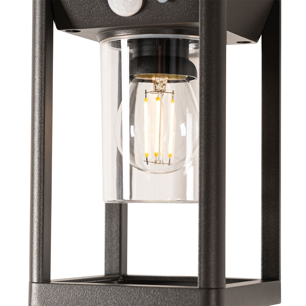 Buiten wandlamp donkergrijs incl. LED en dimlicht op solar - Sonne