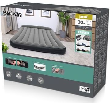 Bestway Tritech Premium luchtbed - Queensize (152cm) - Met ingebouwde pomp