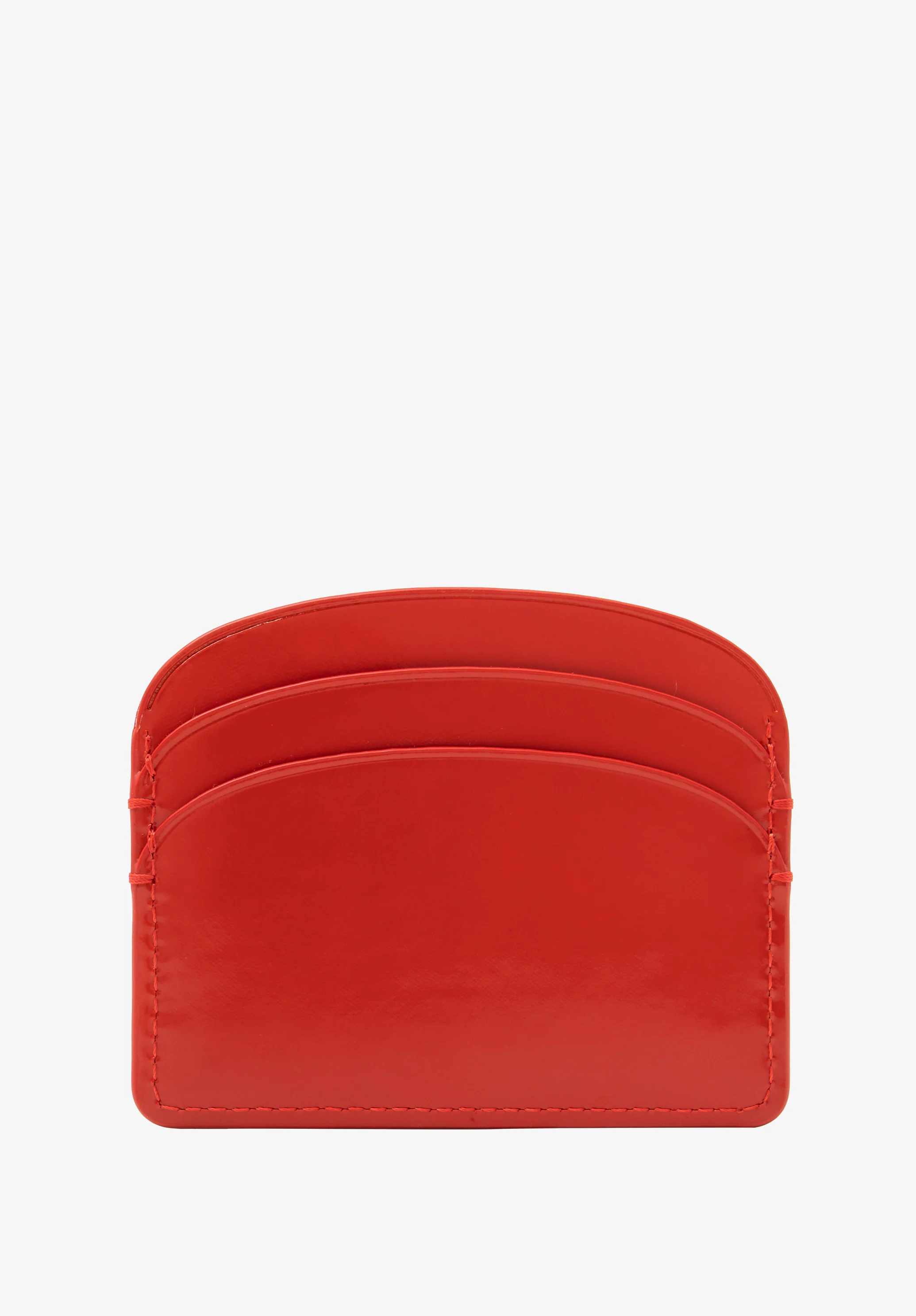 Porte-Cartes Demi-Lune - Rouge vif