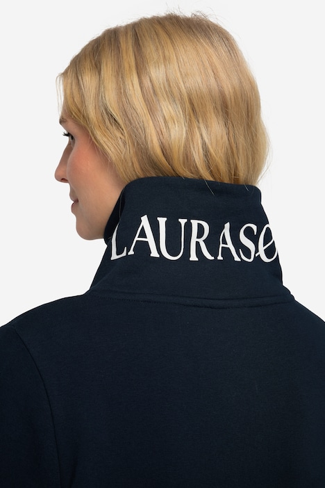 Sweatjacke, Laurason-Stehkragen