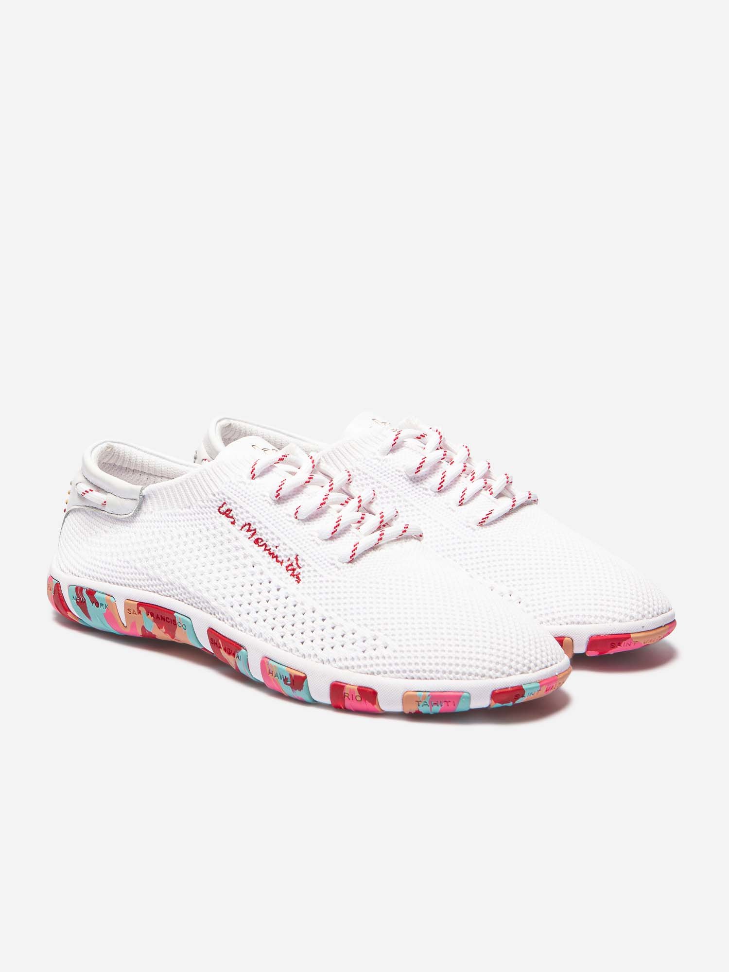 Tennis Femme Textile Recyclé Blanc