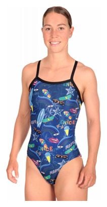 Maillot de Bain Femme Mako Nereid Venice Night Bleu / Multicolore