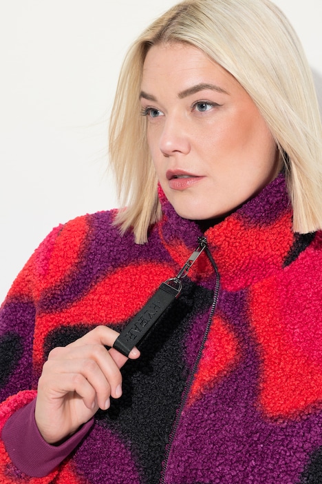 HYPRAR Fleecejacke, Stehkragen, Reißverschlusstaschen