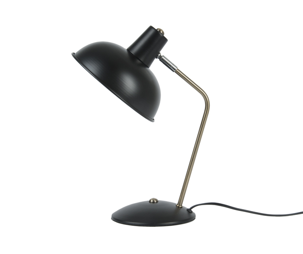 Table lamp Hood iron matt black