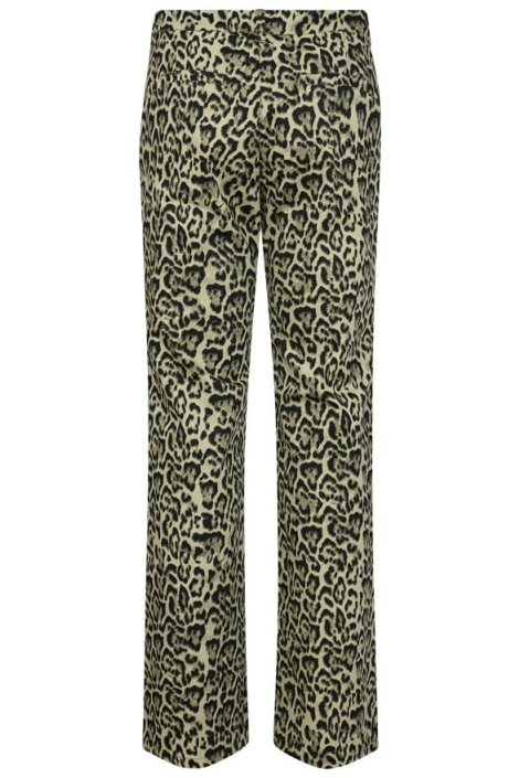 Freequent groene dames jeans