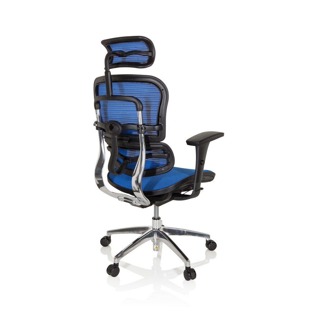Luxus Chefsessel ERGOHUMAN EDITION Netzstoff mit Armlehnen (höhenverstellbar) hjh OFFICE