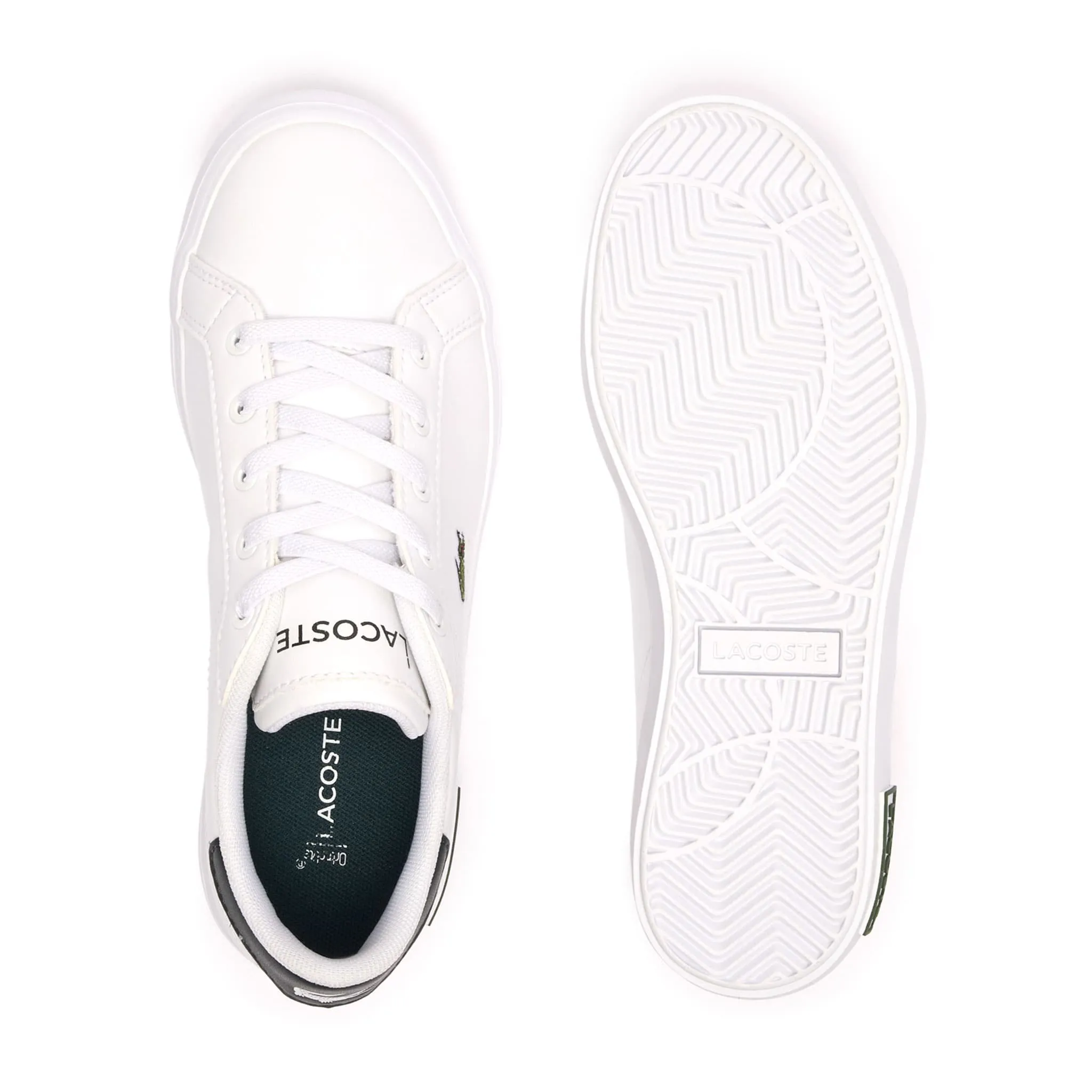 Lacoste Souliers Powercourt Blanc Pointures 11-2