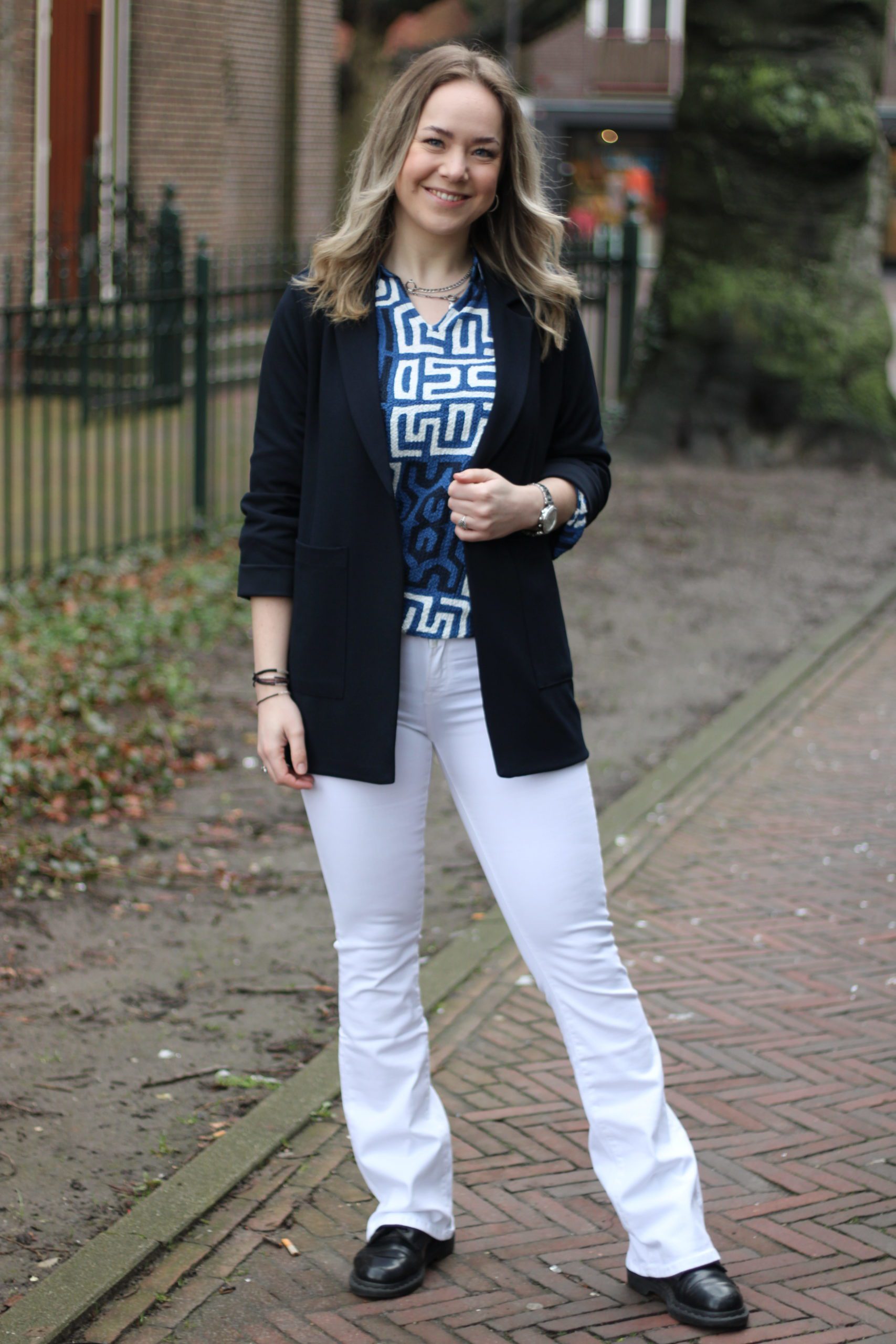 COJ Denim - Laura Flare Jeans - White