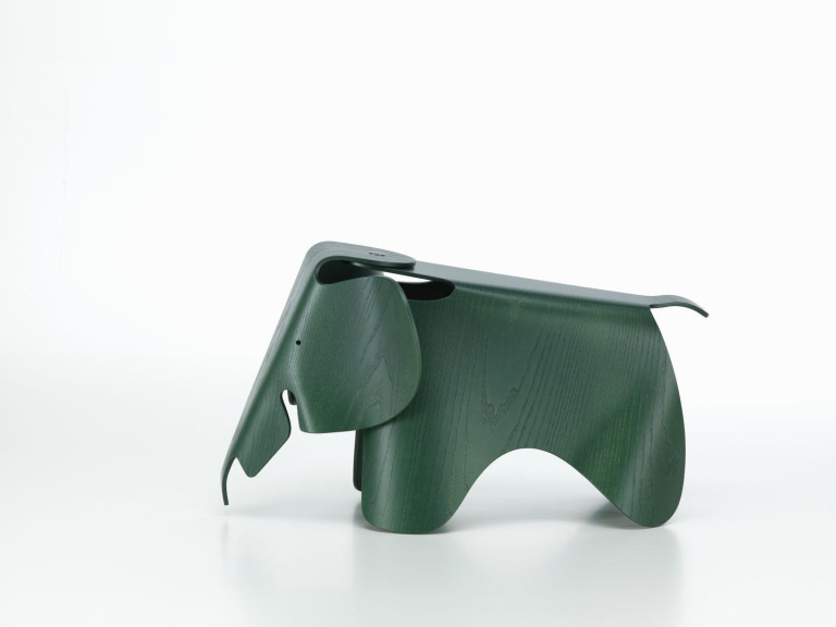 Vitra Eames Elephant Plywood olifant kinderstoel Naturel Chestnut