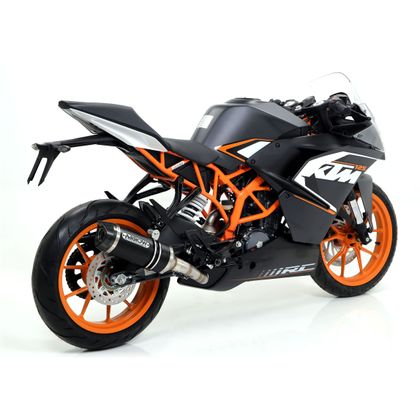 Silencieux Arrow Thunder Alu Dark embout carbone - Noir