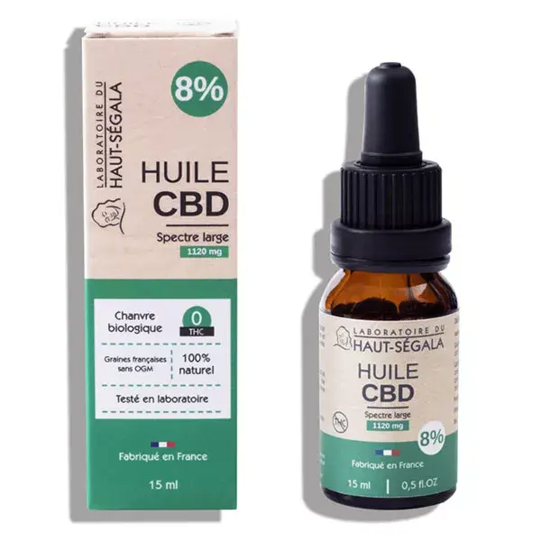 Óleo CBD Haut-Ségala 8% Espectro Amplo 15ml