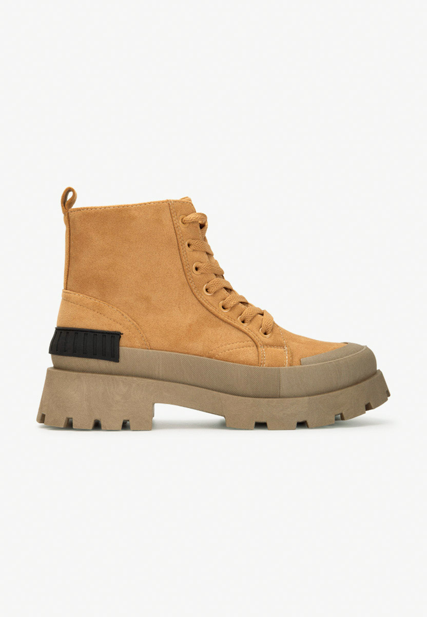 Bottes sportives femme chameau Serrena