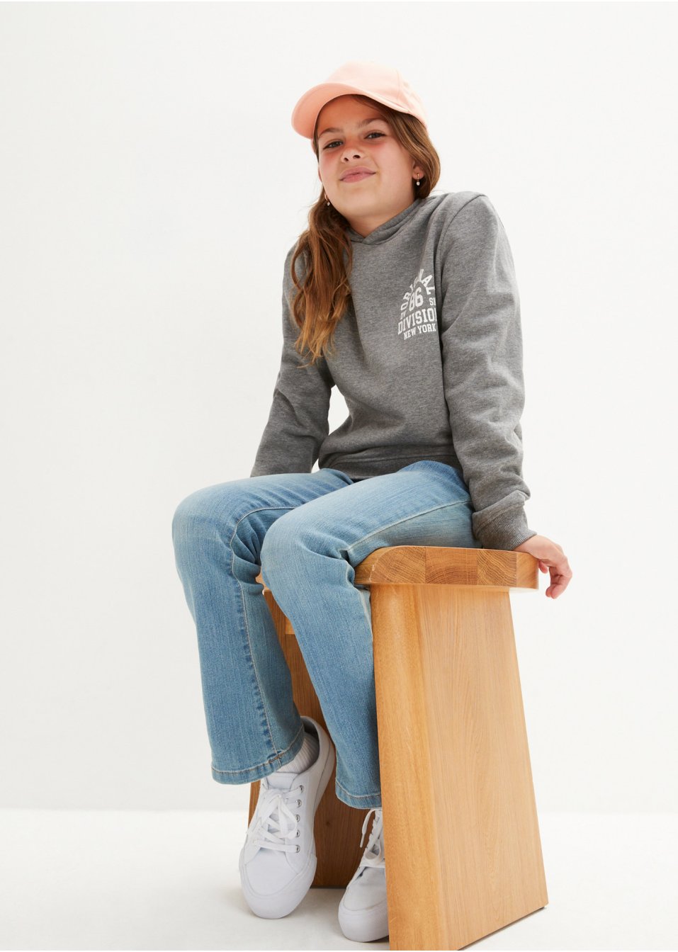 Sweat-shirt à capuche fille