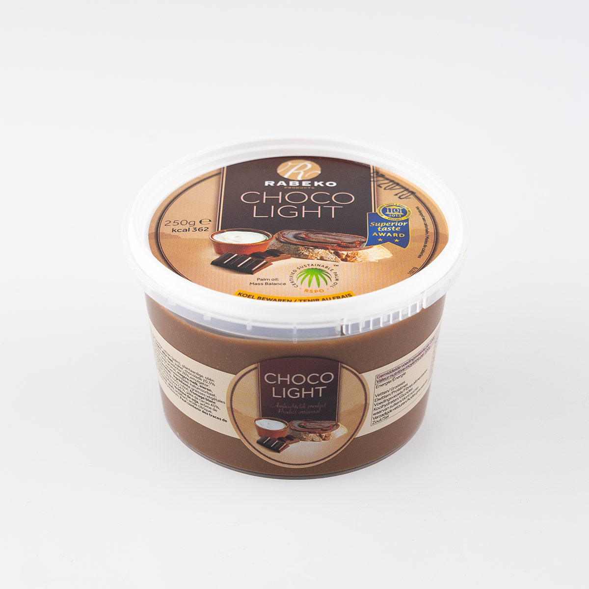 Rabeko chocopasta light 250 gram