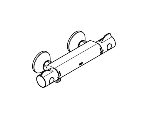 GROHE douchekraan met thermostaat GROHTHERM 800 chroom 34558000
